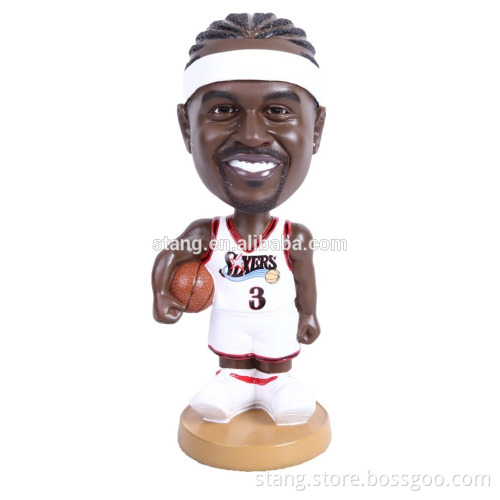 2016 Most attractive Cartoon NBA hoopster character plastic toys figure